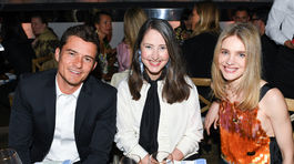 Orlando Bloom a modelka Natalia Vodianova (vpravo) 