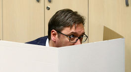 Neoficiálnym víťazom srbských prezidentských volieb je premiér Aleksandar Vučič