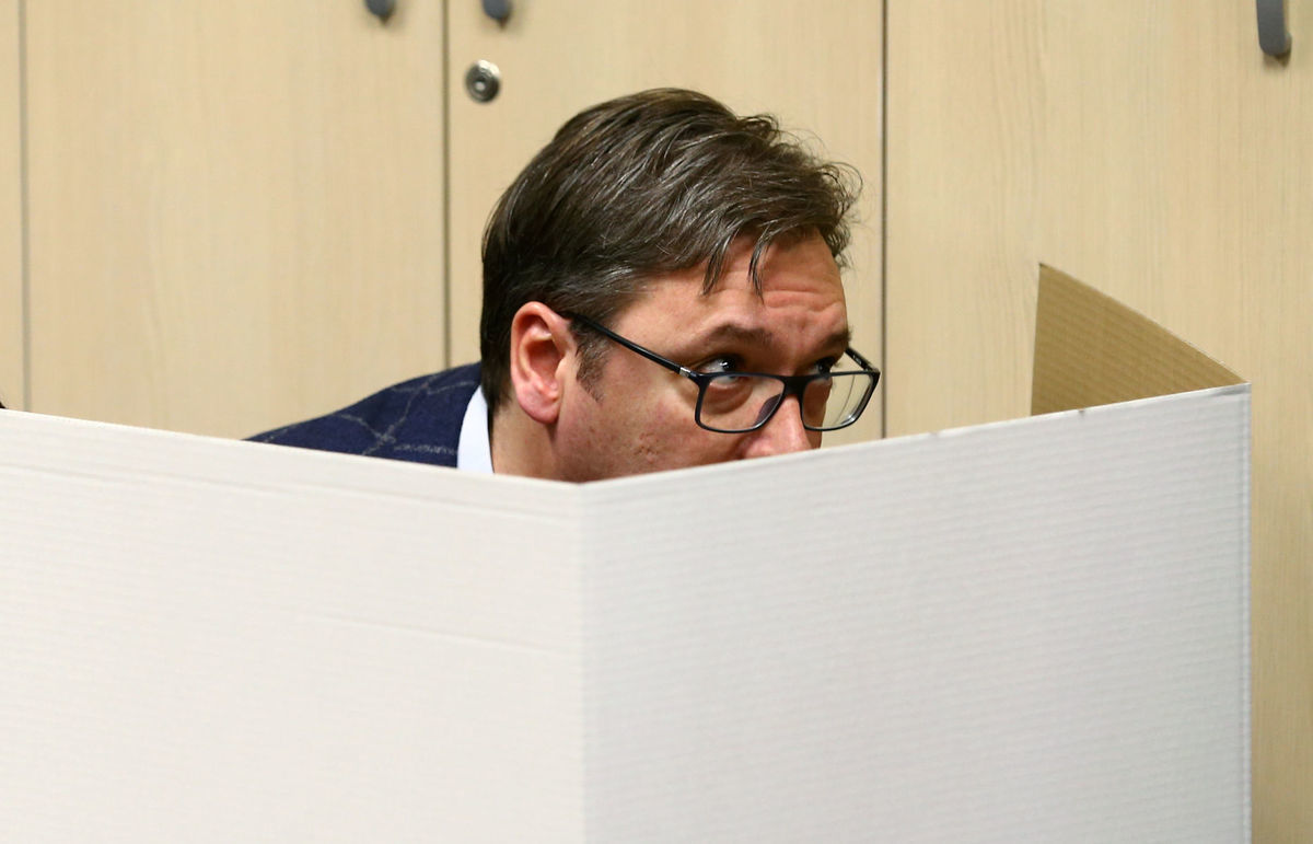 Zrejme budúci srbský prezident Aleksandar Vučič...