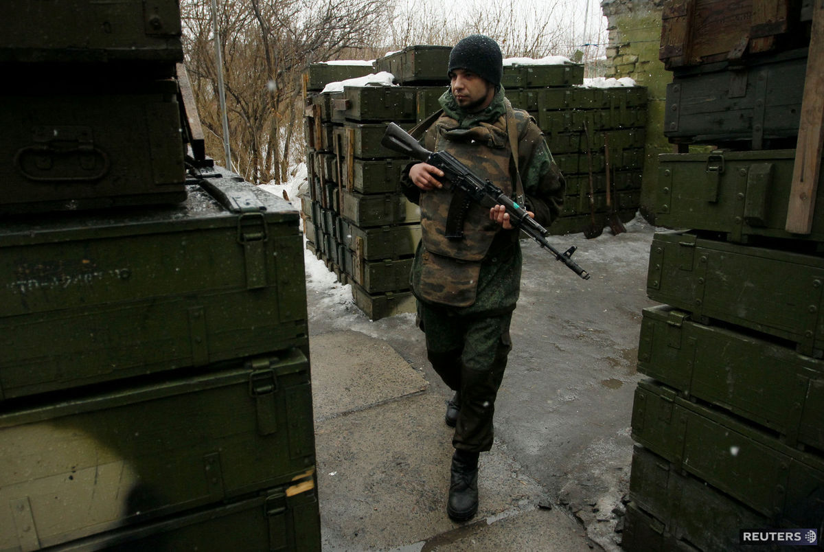 Člen ozbrojených síl samozvanej Doneckej...