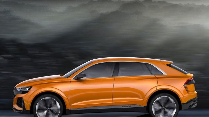 Namiesto splývavej siluety kabíny použilo Audi...