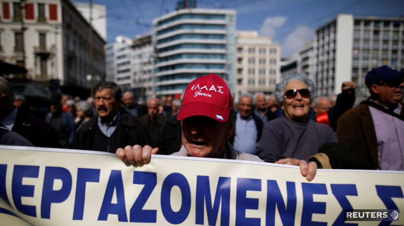 grécko, protest