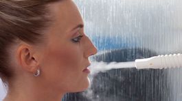 Inhalácia: Vdychujte liečivé kvapôčky