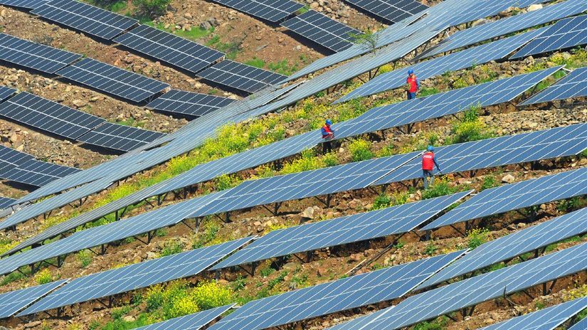 Čína, solárne panely