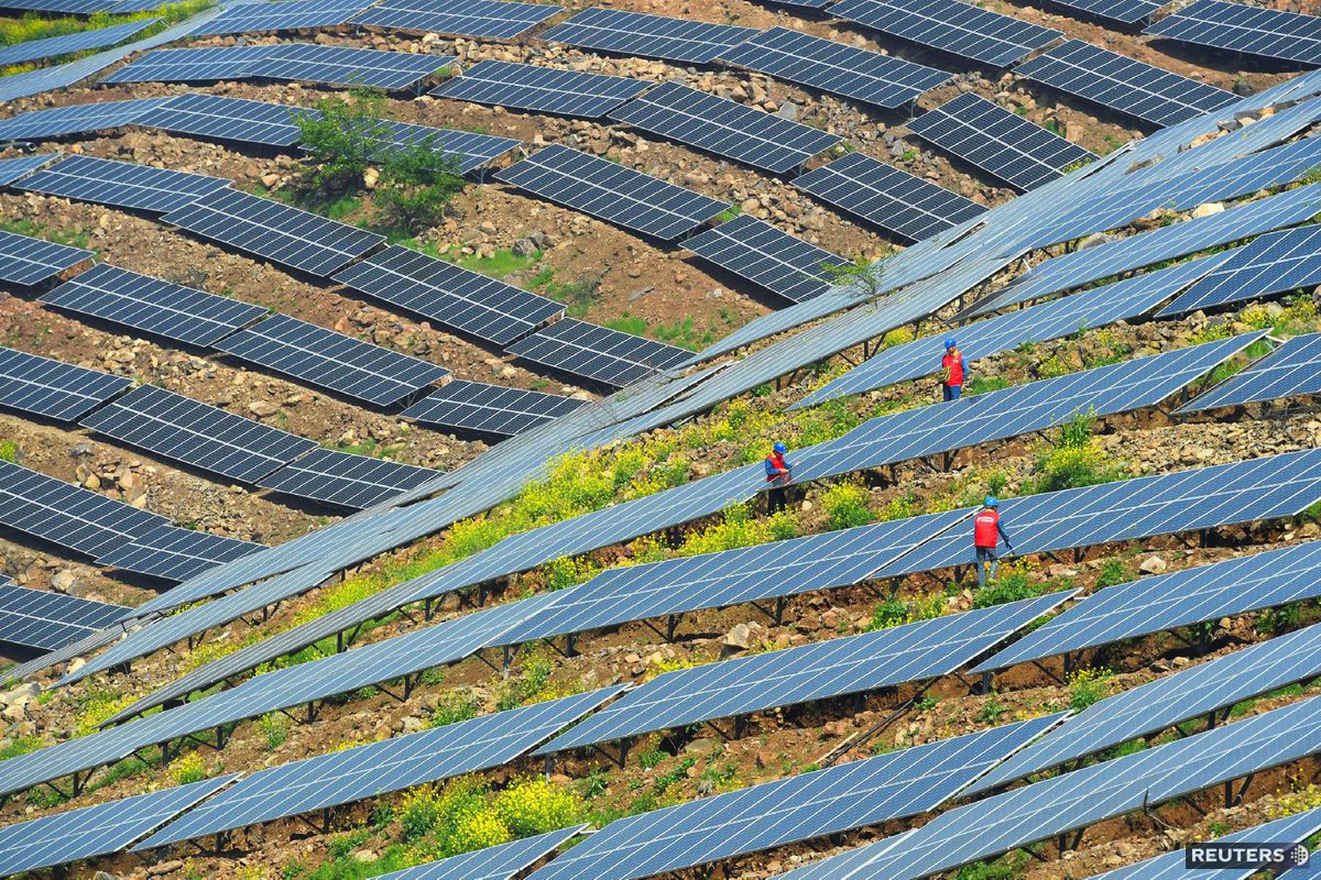 Čína, solárne panely