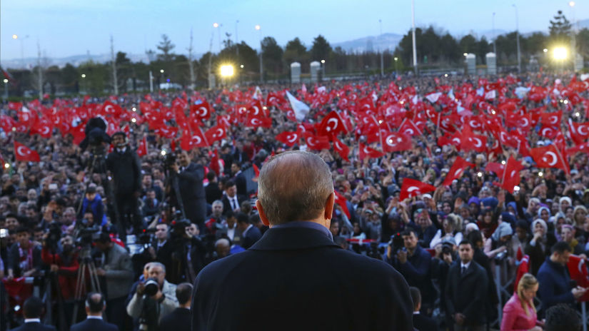Recep Tayyip Erdogan, ankara, turecko, prejav