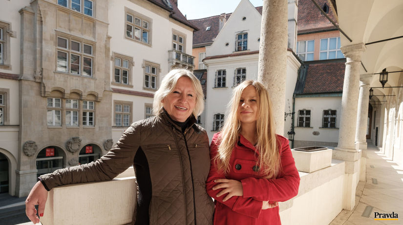 Mama a dcéra. Margaréta a Michaela Musilové.