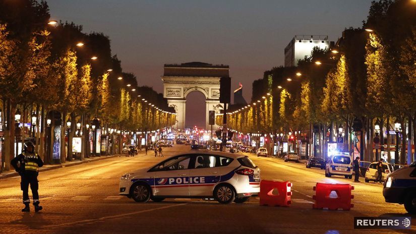 Champs Elysee, Paríž, streľba, polícia