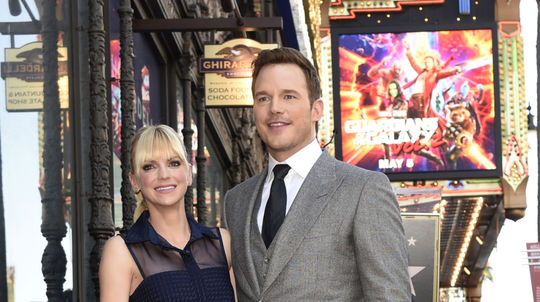 Herec Chris Pratt a jeho exmanželka Anna Faris.