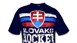 Modré tričko Slovakia hockey team