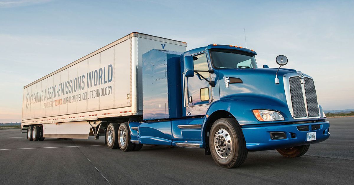 Experimentálny kamión Kenworth je vybavený...