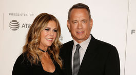 Herec Tom Hanks a jeho manželka Rita Wilson.