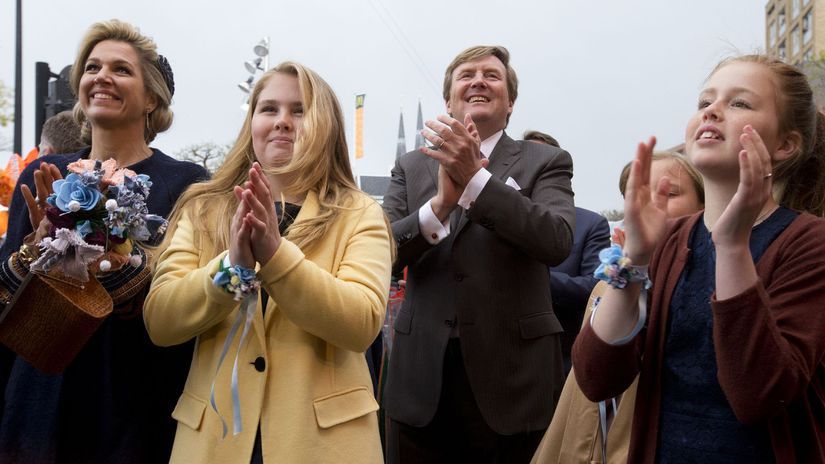 Kráľovná Máxima, princezné Amalia, Ariane a...