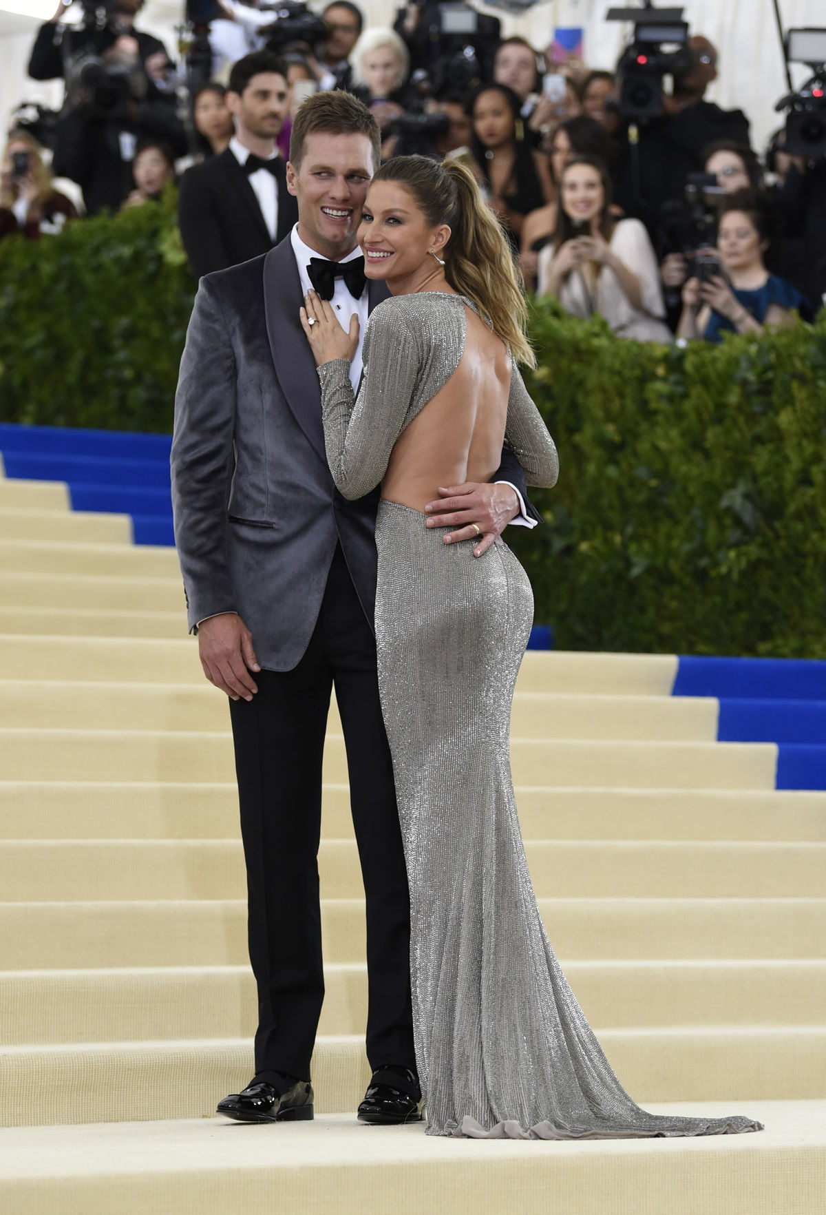 Športovec Tom Brady a jeho manželka Gisele...