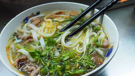 Vietnam, jedlo, polievka, stolovanie