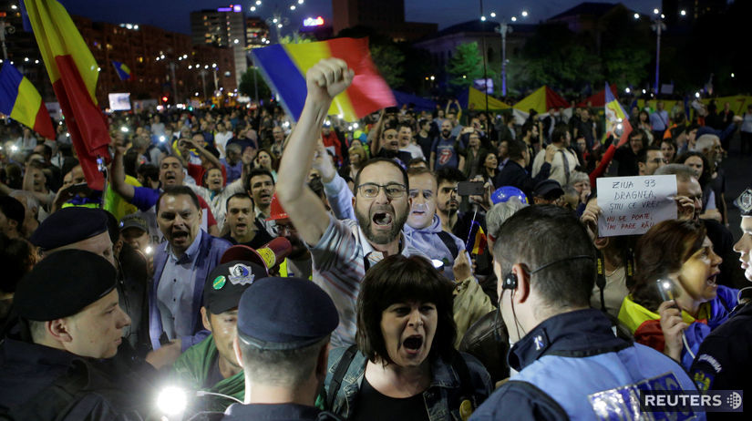Rumunsko, korupcia, protesty