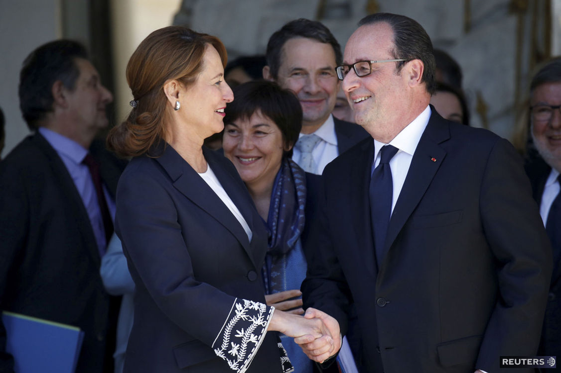 François Hollande s bývalou partnerkou Segolene...