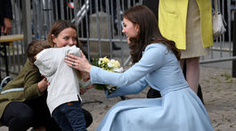 Malý chlapec sa po stretnutí s vojvodkyňou Kate...