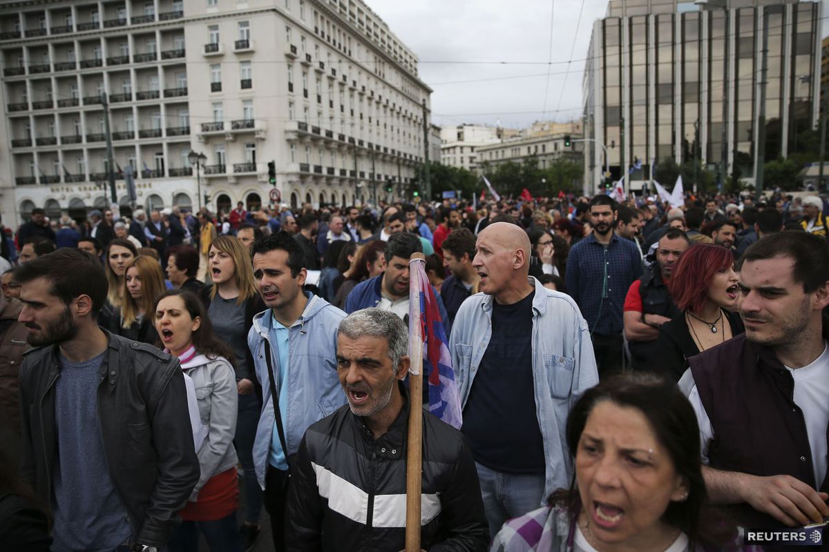Proti úsporným opatreniam vlády protestovali v...