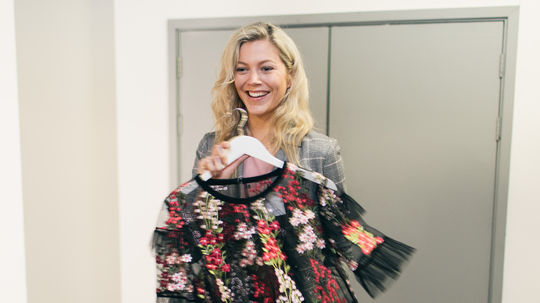 Nežná florálne motívy na blúzkach a topoch...