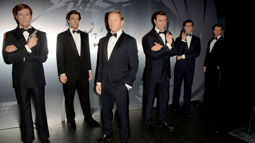 james bond, voskové figuríny, agent 007