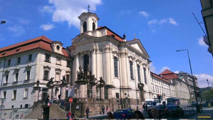 Pohľad na pravoslávny kostol Cyrila a Metoda na...