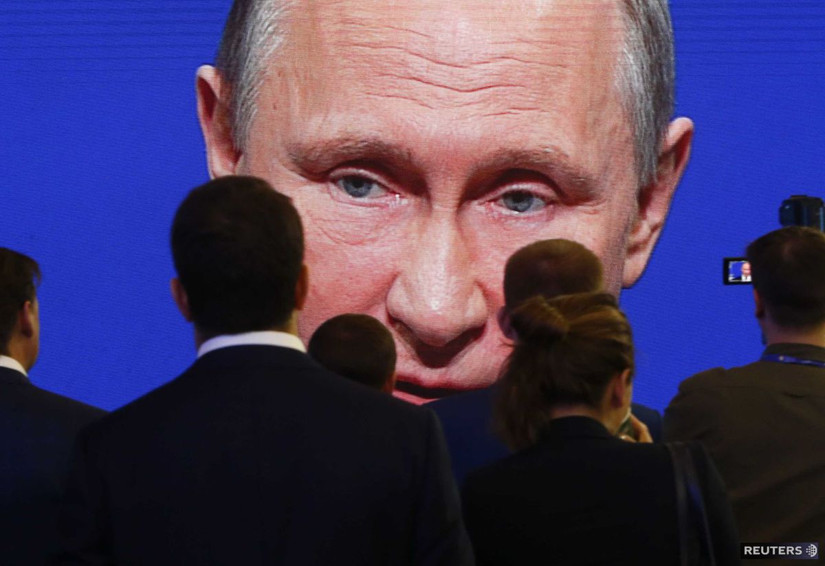 Ruský prezident Vladimir Putin na Medzinárodnom...