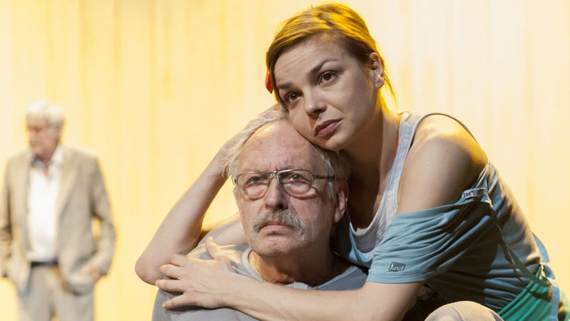 František Kovár (Sveťo Zubák) a Petra Vajdová...