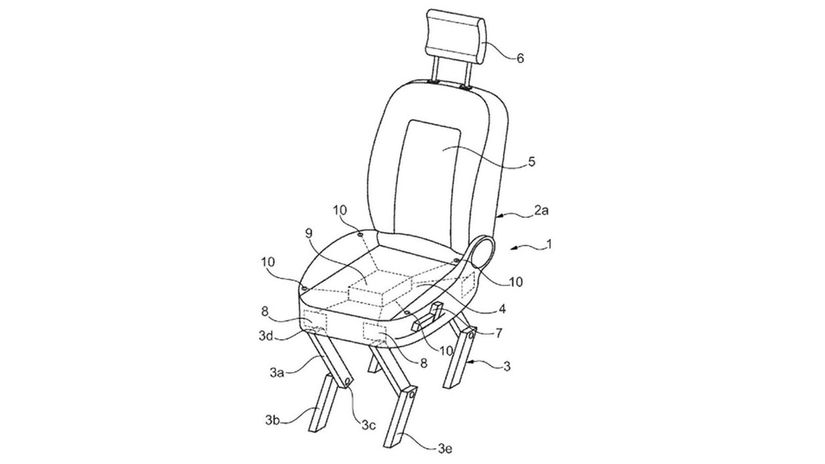 Ford - patent na sedadlo