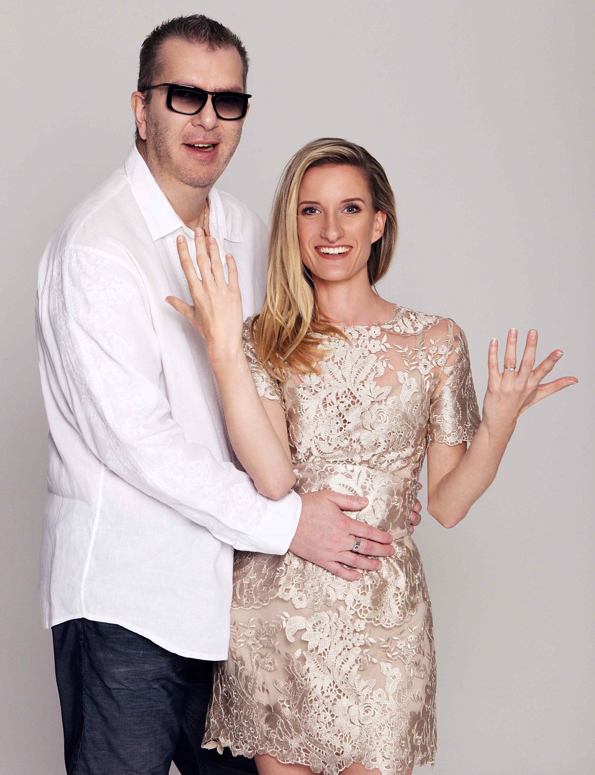 Moderátorka Adela Banášová a spevák Richard...