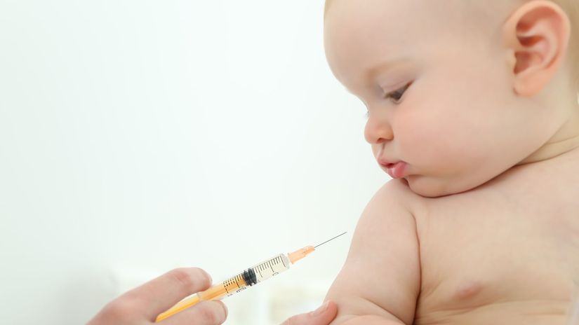 dieťa, injekcia, očkovanie