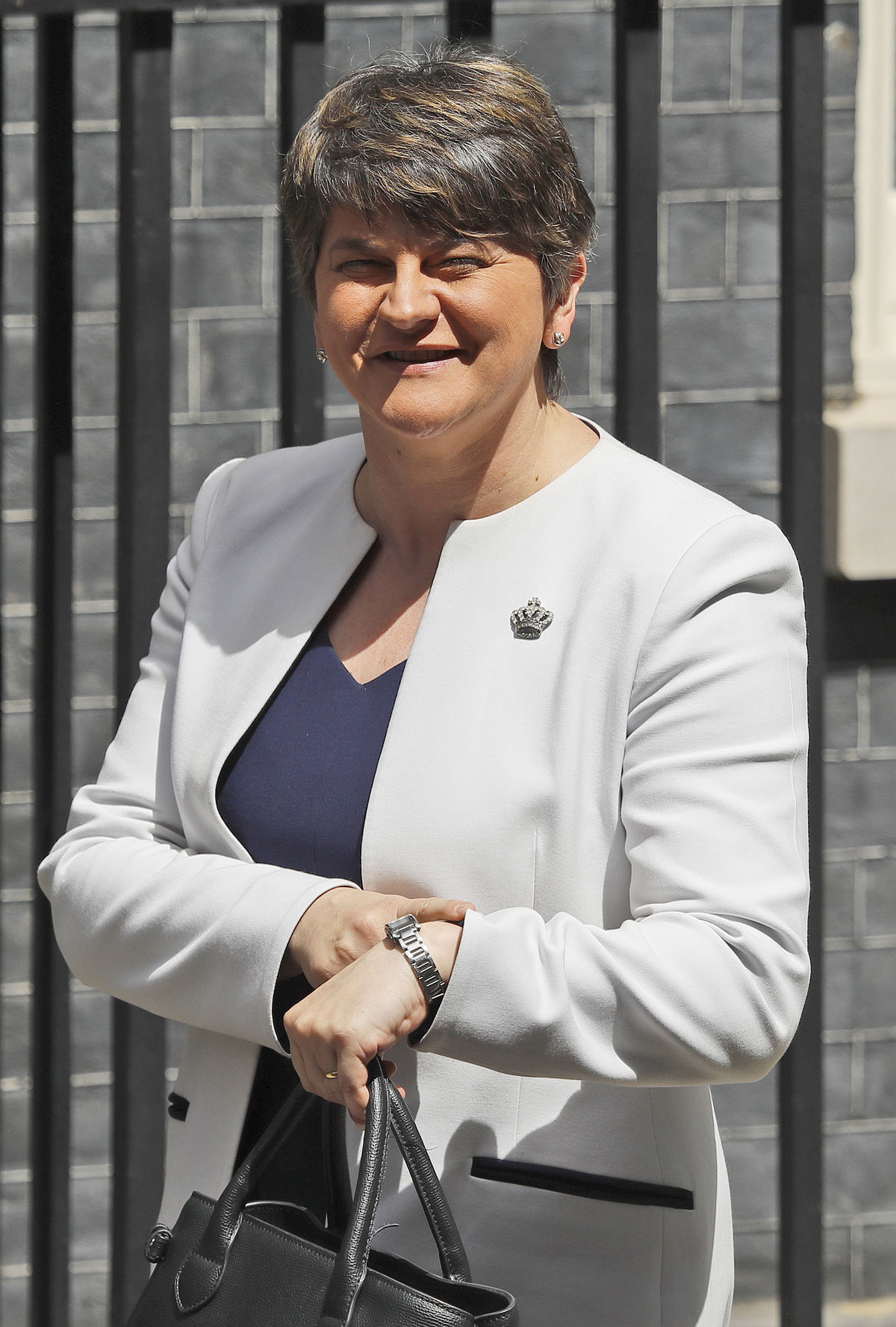 Šéfka DUP Arlene Fosterová prichádza na...