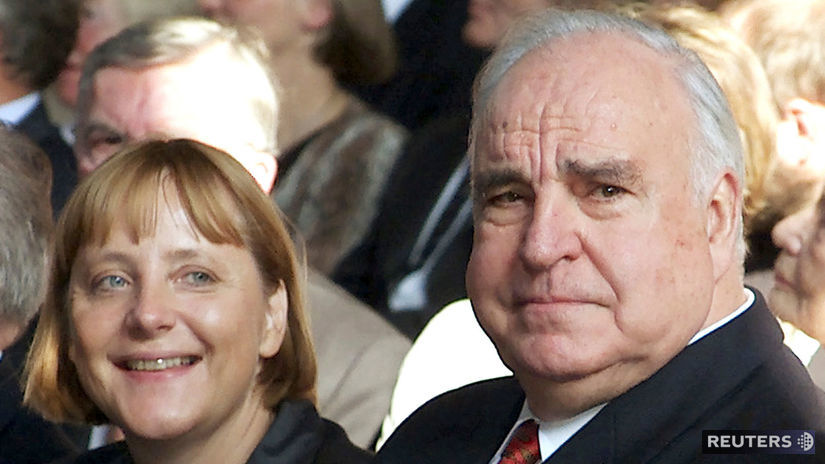 Helmut Kohl, Angela Merkelová