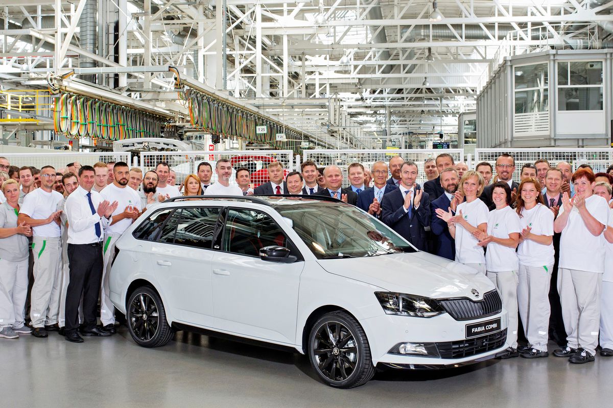 Jubilejným exemplárom sa stala Fabia Combi 1,0...