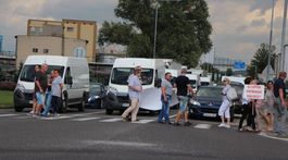 Dôležitú križovatku v Ružomberku odstavil protest