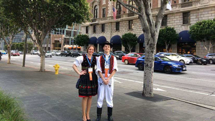 Slovensko reprezentovali Miriam a Samuel v USA...