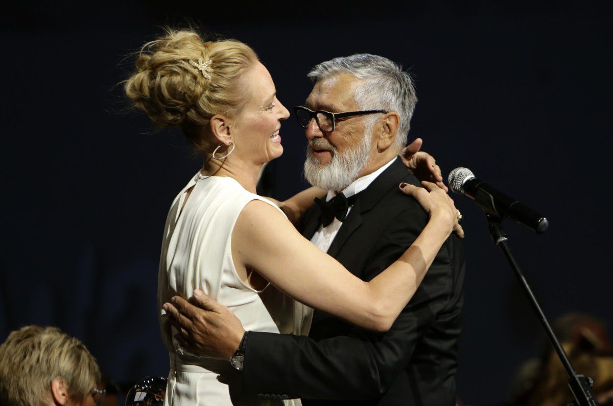 Uma Thurman s prezidentom MFF Karlove Vary,...
