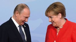 APTOPIX Putin Merkel G20 Germany