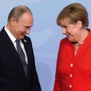 APTOPIX Putin Merkel G20 Germany