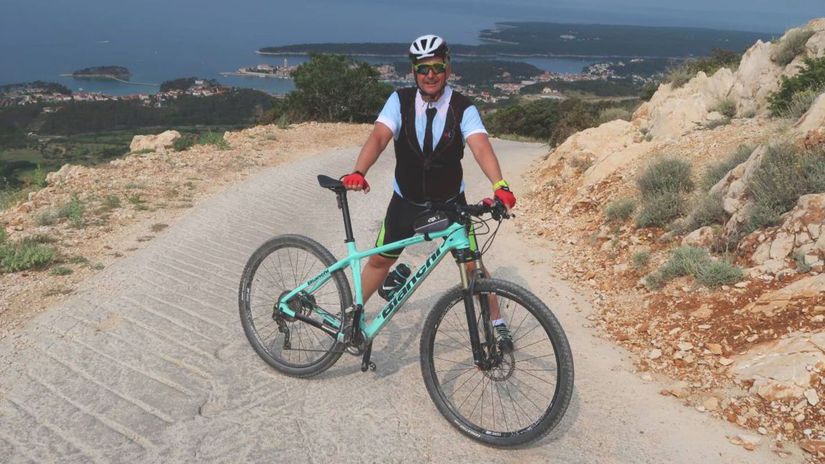 Cyklistika na Rabe.