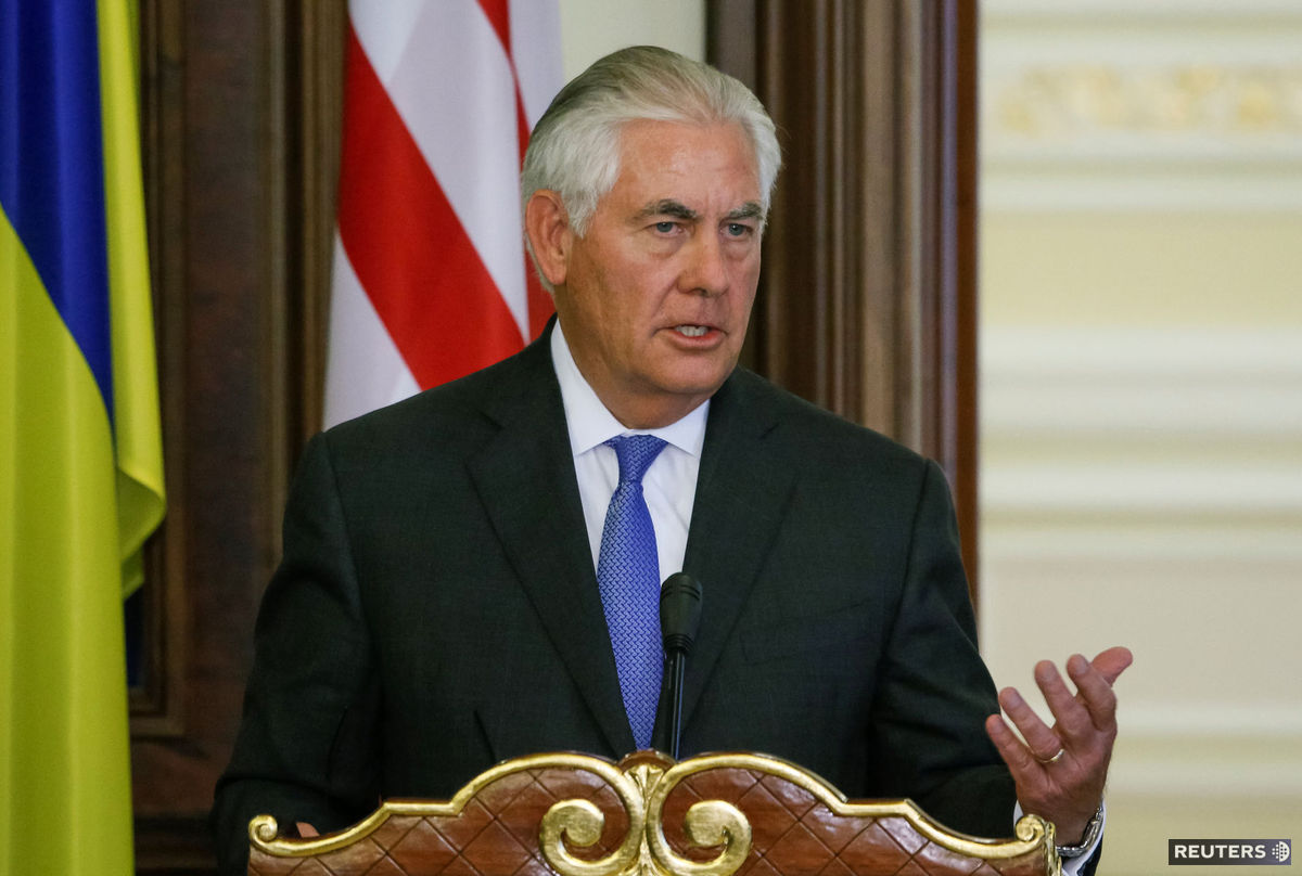 Minister zahraničia USA Rex Tillerson v deň...
