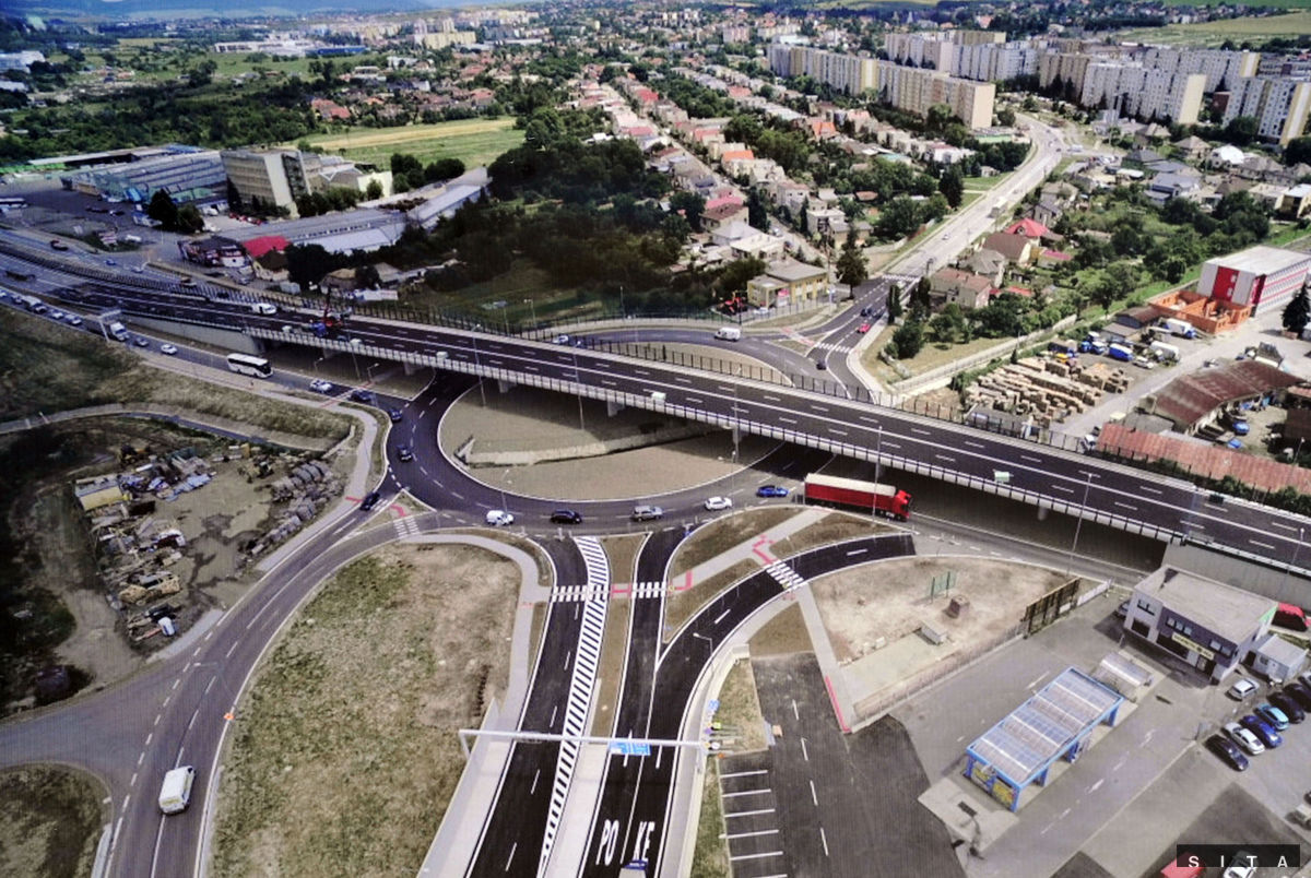 Stavba I/68 Prešov odb. Škultétyho - ZVL Prešov