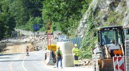 Prekliate Strečno - skala sa zrútila, turisti zutekali