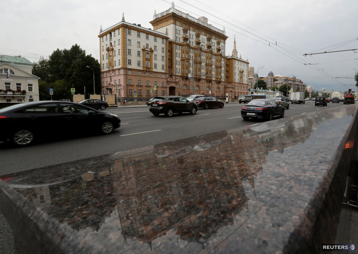Budova americkej ambasády v Moskve.