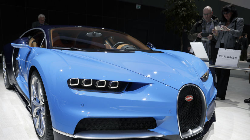 Bugatti Chiron na mítingu akcionárov Volkswagen...