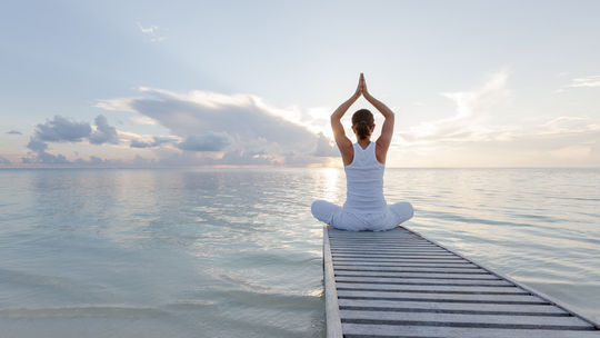 zena, joga, cvicenie