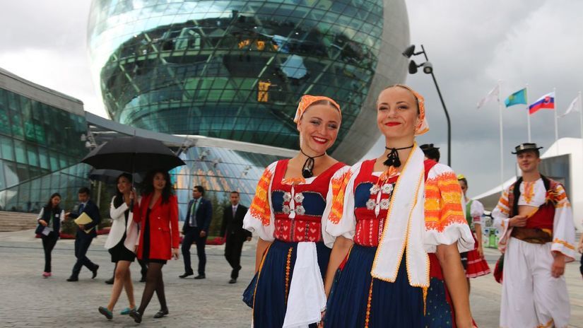 Dievčatá z Lúčnice boli ozdobou Expa 2017.