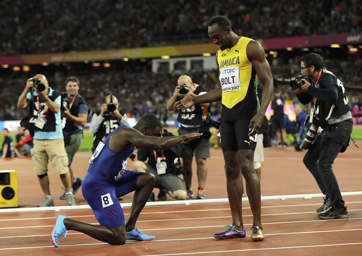Víťaz stovky na MS v Londýne Justin Gatlin sa v...