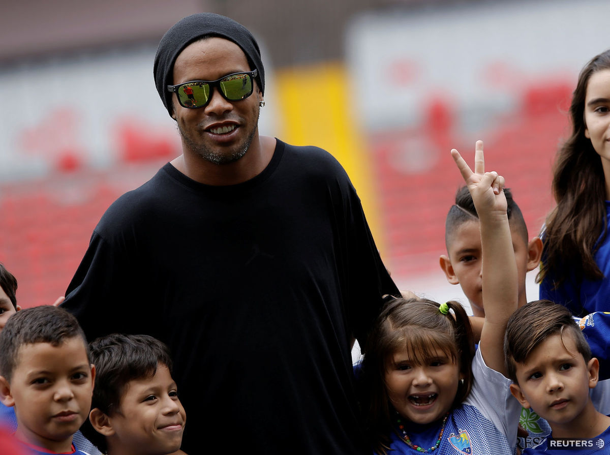 Ronaldinho je momentálne na návšteve Kostariky,...