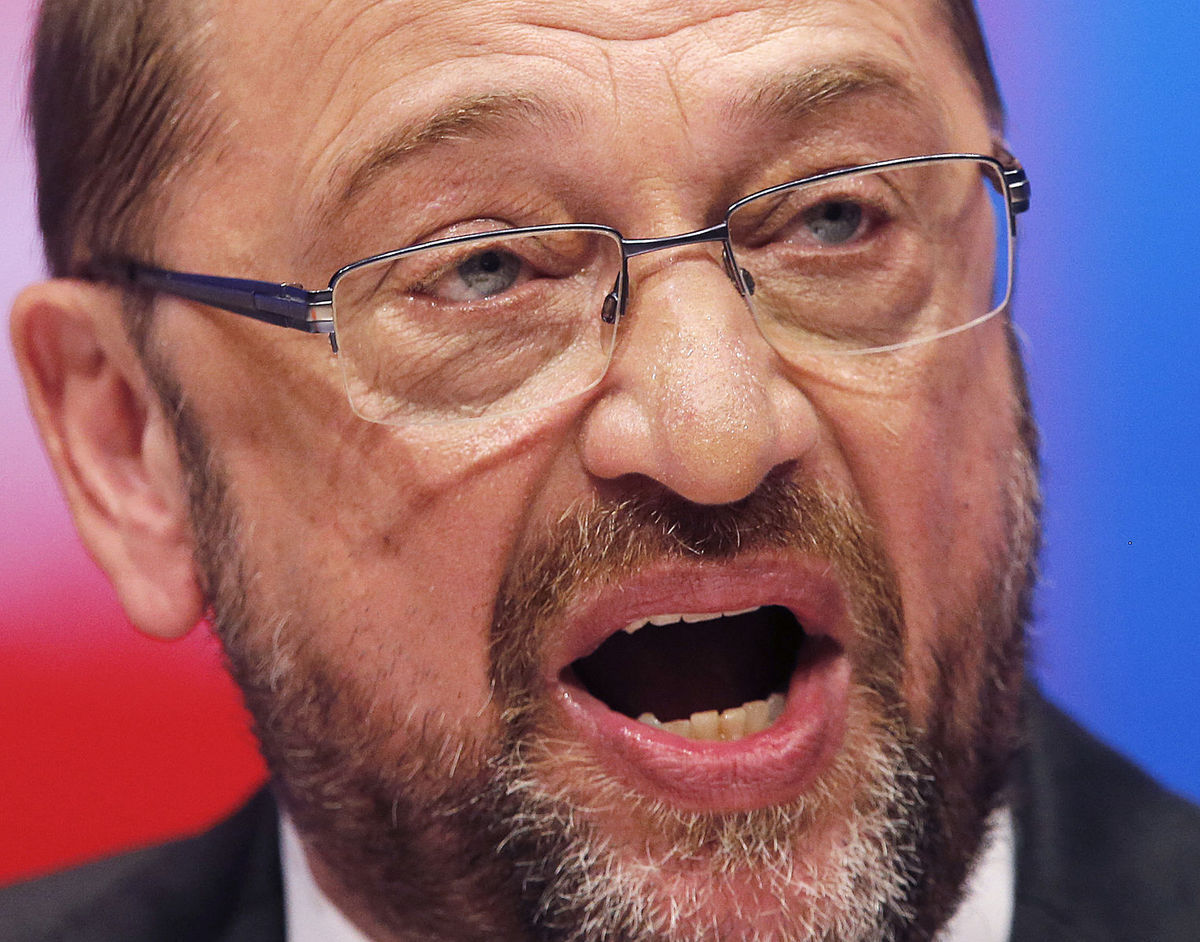 Kandidát nemeckej sociálnej demokracie (SPD) na...